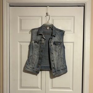 Merona Stylish Denim Vest